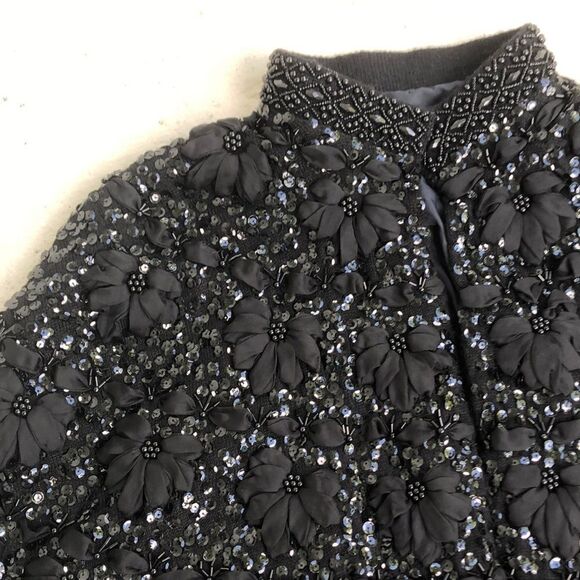 1950’s wool floral soutache caplet - Picture 1 of 5